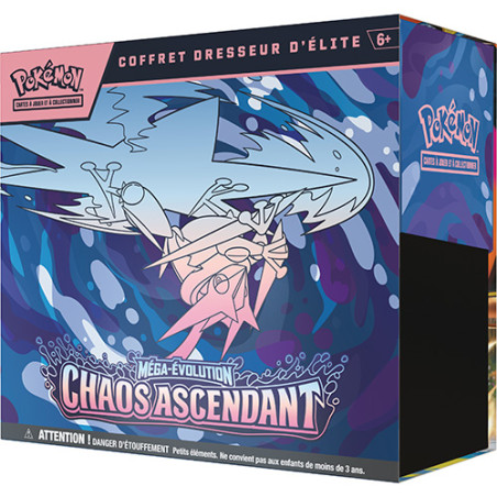 COFFRET DRESSEUR ELITE CHAOS ASCENDANTS ME04 / CARTE POKEMON VF