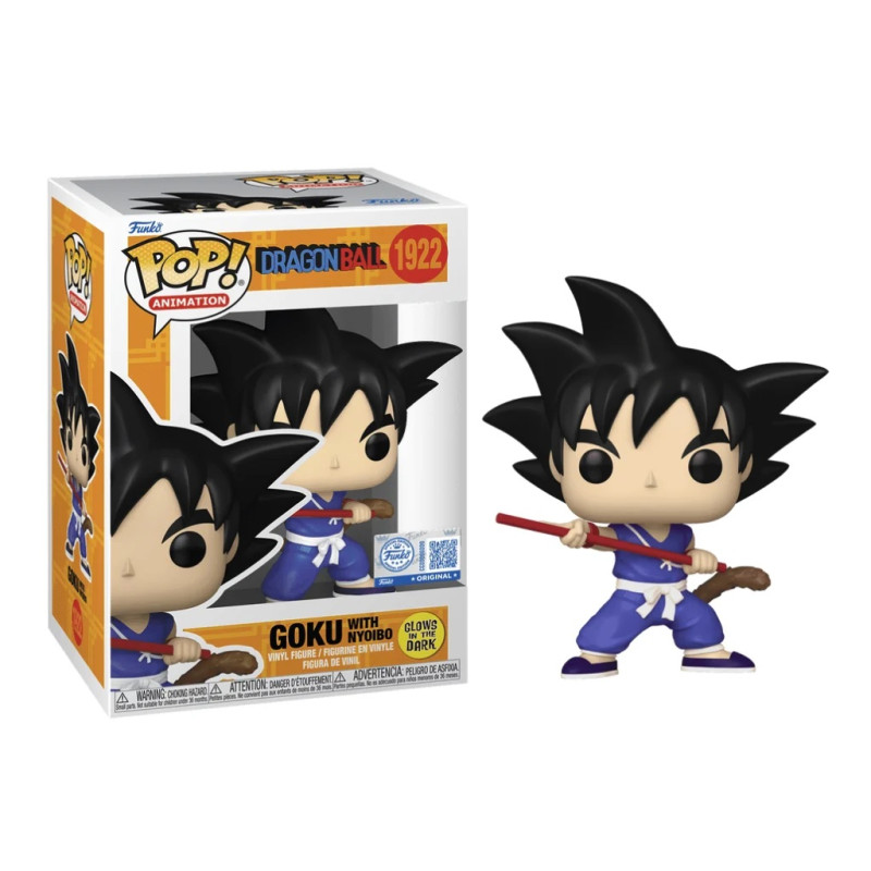 GOKU WITH NYOIBO / DRAGONBALL / FIGURINE FUNKO POP / EXCLUSIVE SPECIAL EDITION / GITD