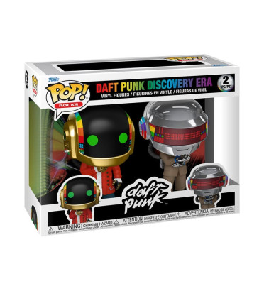 2 PACK DAFT PUNK DISCOVERY ERA / DAFT PUNK / FIGURINE FUNKO POP