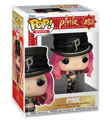 Funko Pop P!nk #493 tenue cabaret rose Lady Marmalade