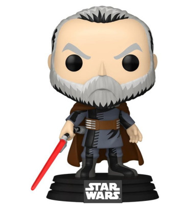 Funko Pop Count Dooku #833 Star Wars Retro Series style vintage.