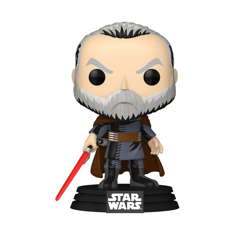 Funko Pop Count Dooku #833 Star Wars Retro Series style vintage.