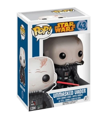 UNMASKED VADER / STAR WARS / FIGURINE FUNKO POP