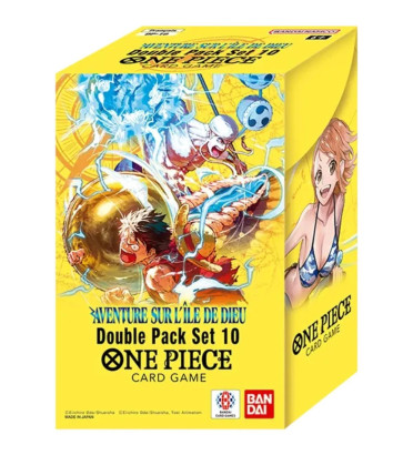 Double Pack Set 10 One Piece OP-15 Aventures sur l'Île de Dieu VF.