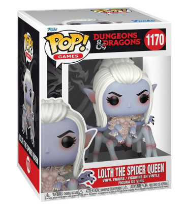 Funko Pop Lolth #1170 Dungeons & Dragons reine des araignées. Funko Pop Lolth #1170 Dungeons & Dragons reine des araignées.