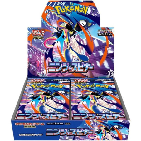 DISPLAY DE 30 BOOSTERS NINJA SPINNER M4 / CARTE POKEMON JAPONAISE