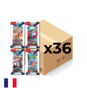 CASE DE 36 BOOSTERS BLISTERS EV04 FAILLE PARADOXE / CARTE POKEMON VF