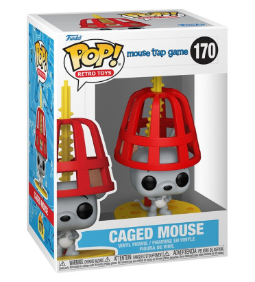 CAGED MOUSE / MOUSE TRAP GAME / FIGURINE FUNKO POP