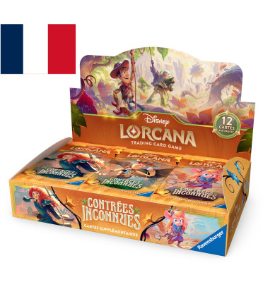 DISPLAY DE 24 BOOSTERS LORCANA CONTREES INCONNUES CHAPITRE 12 / CARTE VF