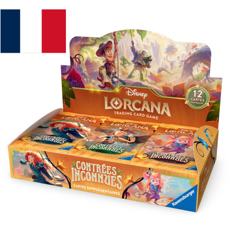 DISPLAY DE 24 BOOSTERS LORCANA CONTREES INCONNUES CHAPITRE 12 / CARTE VF