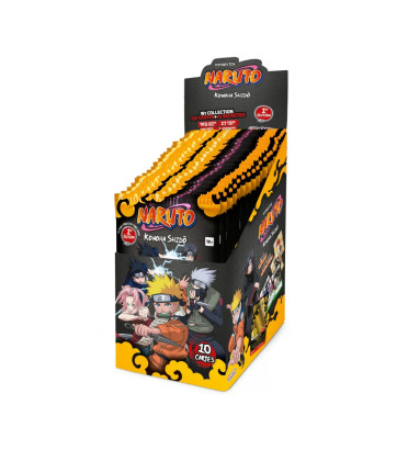 DISPLAY DE 24 BOOSTERS NARUTO MYTHOS SET 1 KONOHA SHIDO EDITION 1 / CARTE VF