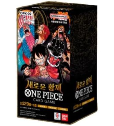 DISPLAY DE 24 BOOSTERS ONE PIECE FOUR EMPEROR OPK-09 / CARTE COREEN