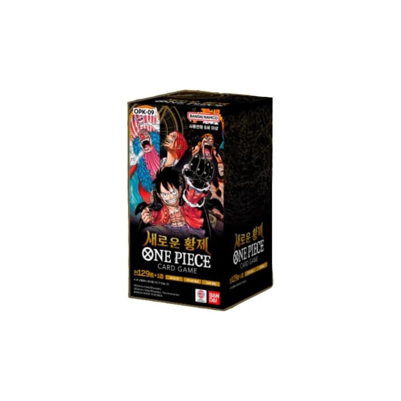 DISPLAY DE 24 BOOSTERS ONE PIECE FOUR EMPEROR OPK-09 / CARTE COREEN