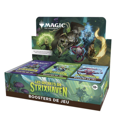 DISPLAY DE 30 BOOSTERS MAGIC LES SECRETS DE STRIXHAVEN / CARTE VF