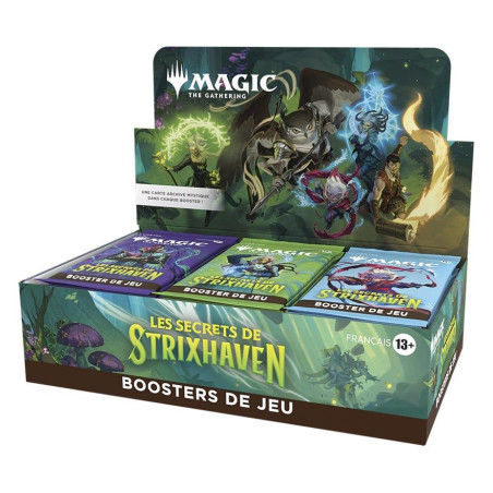 DISPLAY DE 30 BOOSTERS MAGIC LES SECRETS DE STRIXHAVEN / CARTE VF