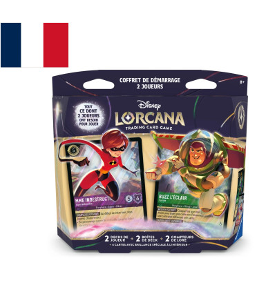 COFFRET DE DEMARRAGE LORCANA CONTREES INCONNUES CHAPITRE 12 / CARTE VF