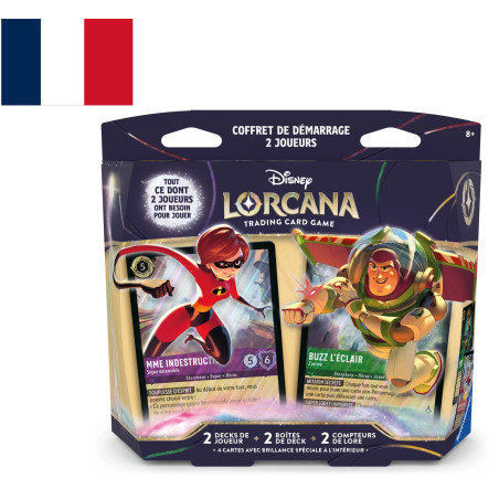 COFFRET DE DEMARRAGE LORCANA CONTREES INCONNUES CHAPITRE 12 / CARTE VF