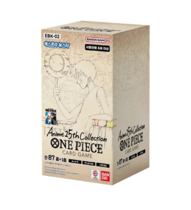 DISPLAY DE 24 BOOSTERS ONE PIECE ANIME 25TH COLLECTION EBK02 / CARTE COREEN