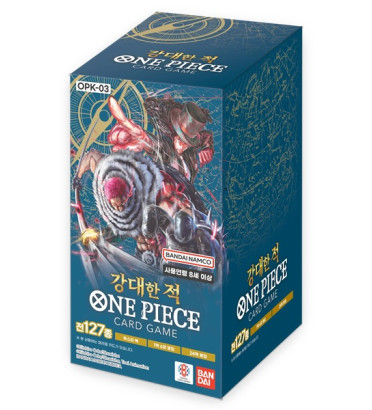 DISPLAY DE 24 BOOSTERS ONE PIECE PILLARS OF STRENGTH OPK03 / CARTE COREEN