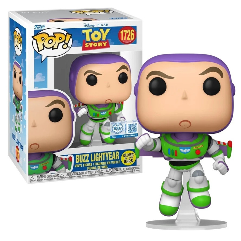 BUZZ LIGHTYEAR / TOY STORY / FIGURINE FUNKO POP / EXCLUSIVE SPECIAL EDITION / GITD
