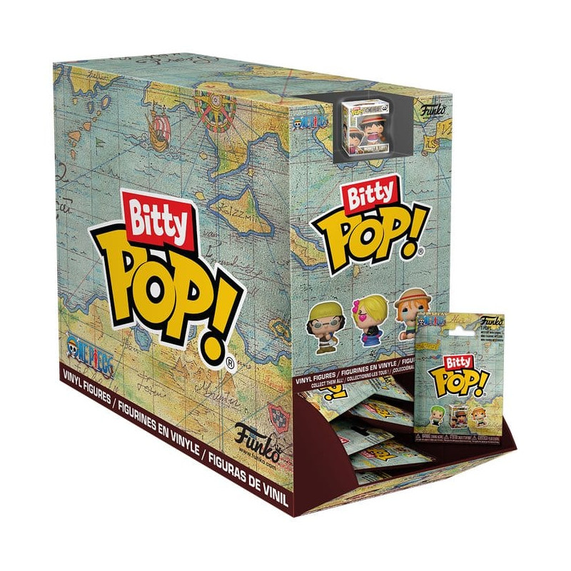 DISPLAY DE 32 MYSTERY BITTY / ONE PIECE / FIGURINE FUNKO POP