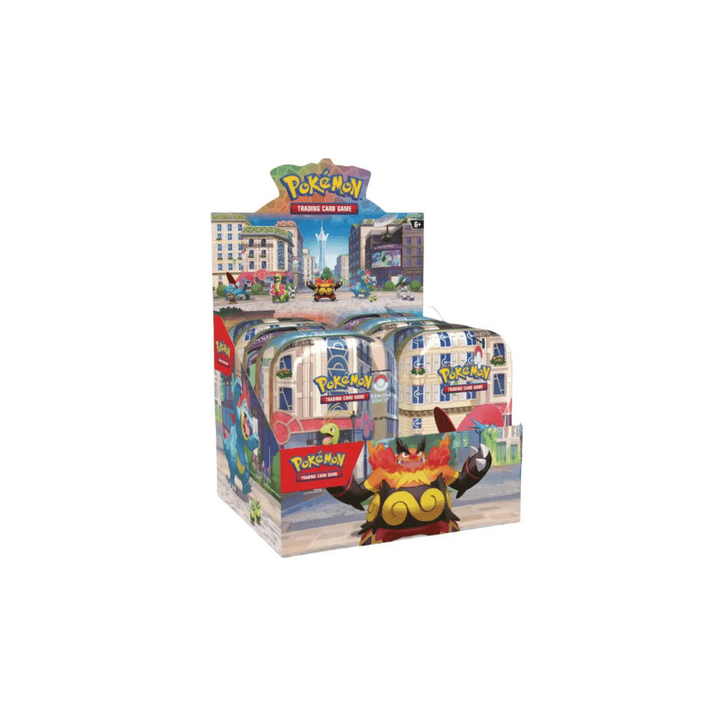 DISPLAY DE 10 MINI TIN POKEMON ILLUMIS / CARTE VF