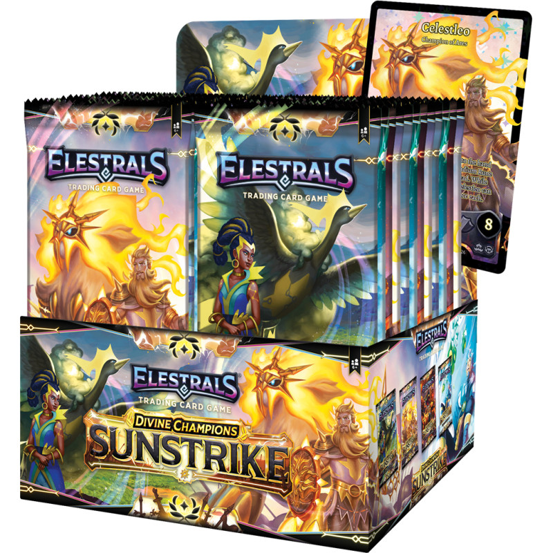 DISPLAY DE 24 BOOSTERS ELESTRALS DIVINE CHAMPIONS SUNSTRIKE / CARTE ANGLAISE