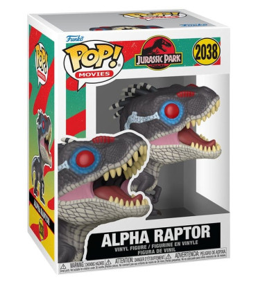 ALPHA RAPTOR / JURASSIC PARK / FIGURINE FUNKO POP