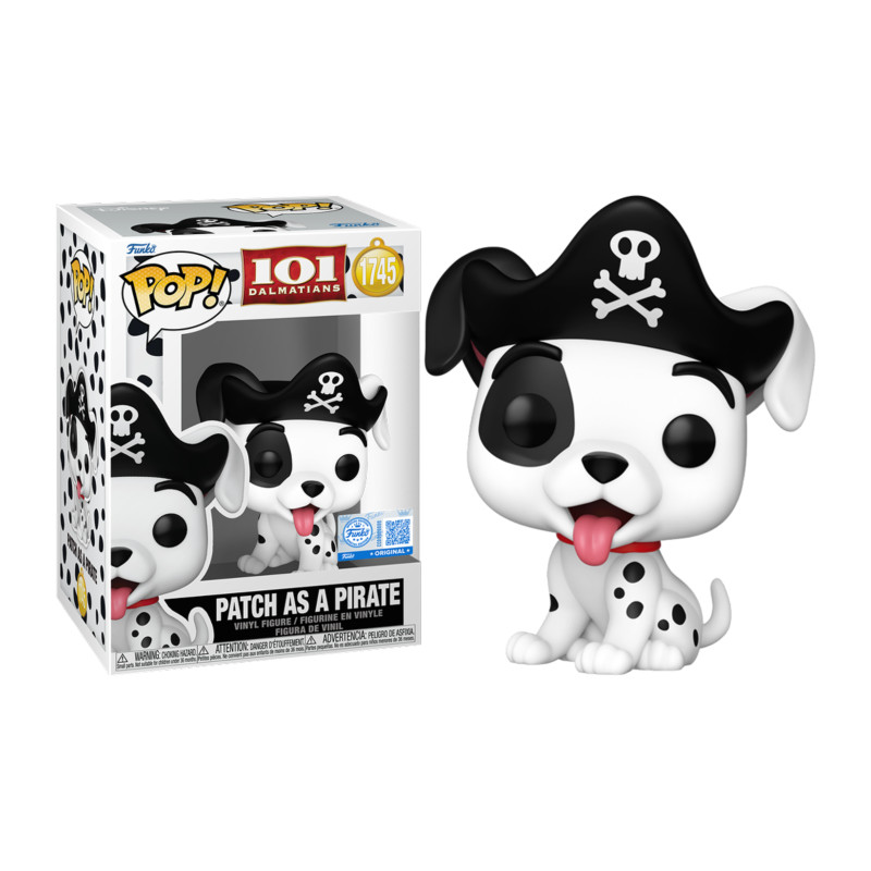 PATCH AS A PIRATE / LES 101 DALMATIENS / FIGURINE FUNKO POP / EXCLUSIVE SPECIAL EDITION