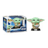GROGU WITH FOOD / STAR WARS THE MANDALORIAN AND GROGU / FIGURINE FUNKO POP