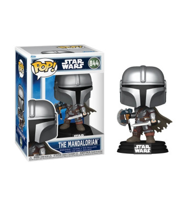 THE MANDALORIAN DUAL WIELD / STAR WARS THE MANDALORIAN AND GROGU / FIGURINE FUNKO POP THE MANDALORIAN DUAL WIELD / STAR WARS THE MANDALORIAN AND GROGU / FIGURINE FUNKO POP
