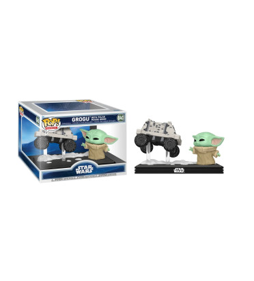 GROGU WITH POLAR MOUSE DROIDE / STAR WARS THE MANDALORIAN AND GROGU / FIGURINE FUNKO POP