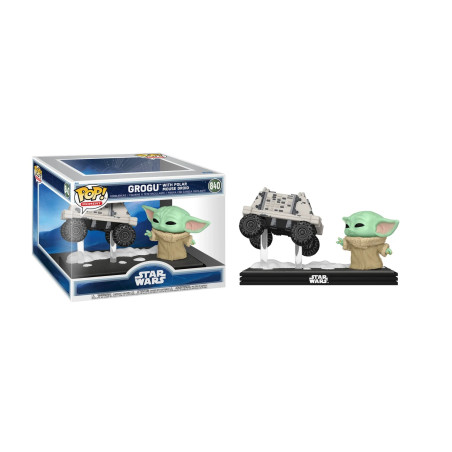 GROGU WITH POLAR MOUSE DROIDE / STAR WARS THE MANDALORIAN AND GROGU / FIGURINE FUNKO POP