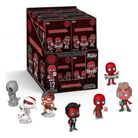 DISPLAY DE 12 MYSTERY MINIS DEADPOOL SERIES 5 / FIGURINE FUNKO POP