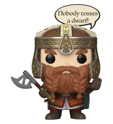 GIMLI SAYING / LE SEIGNEUR DES ANNEAUX / FIGURINE FUNKO POP
