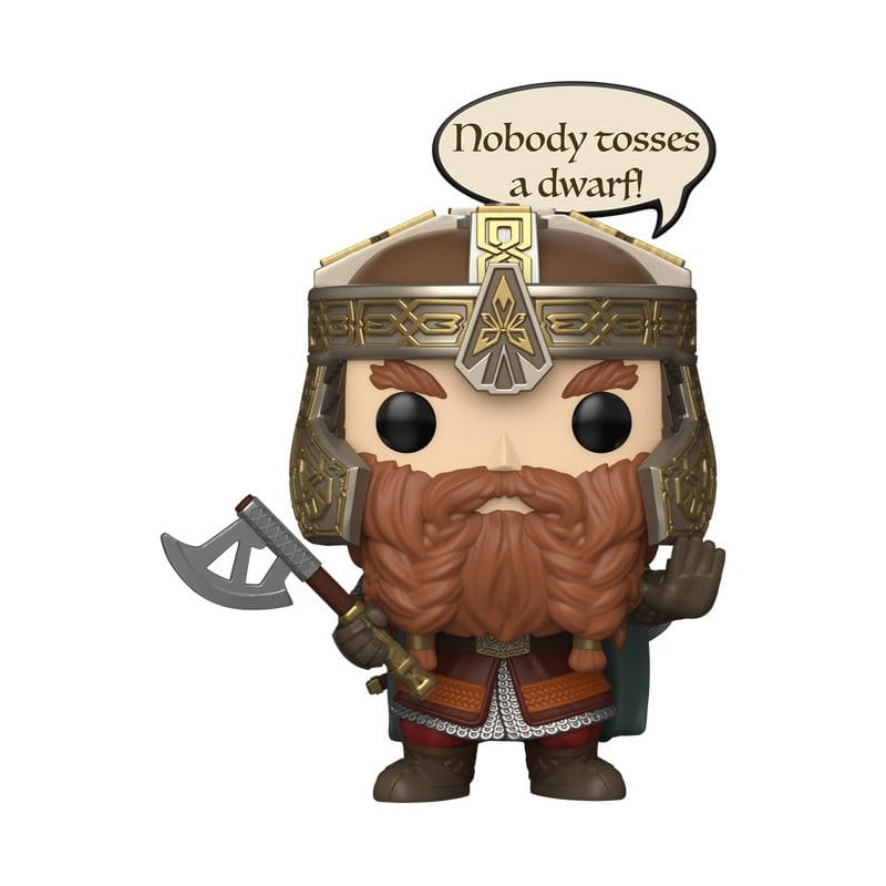 GIMLI SAYING / LE SEIGNEUR DES ANNEAUX / FIGURINE FUNKO POP