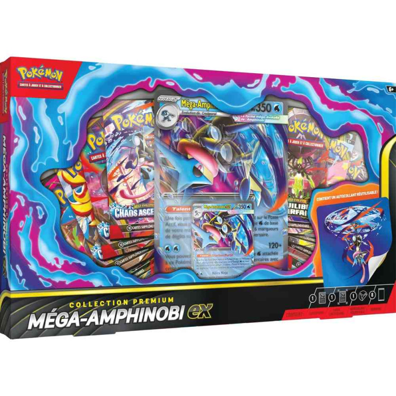 COLLECTION PREMIUM MEGA-AMPHINOBI EX / CARTE POKEMON VF