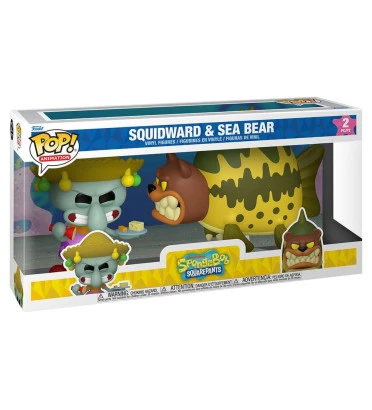 2-PACK SQUIDWARD AND SEA BEAR / BOB L'EPONGE / FIGURINE FUNKO POP 2-PACK SQUIDWARD AND SEA BEAR / BOB L'EPONGE / FIGURINE FUNKO POP