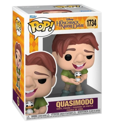 QUASIMODO AVEC OISEAU / LE BOSSU DE NOTRE DAME / FIGURINE FUNKO POP