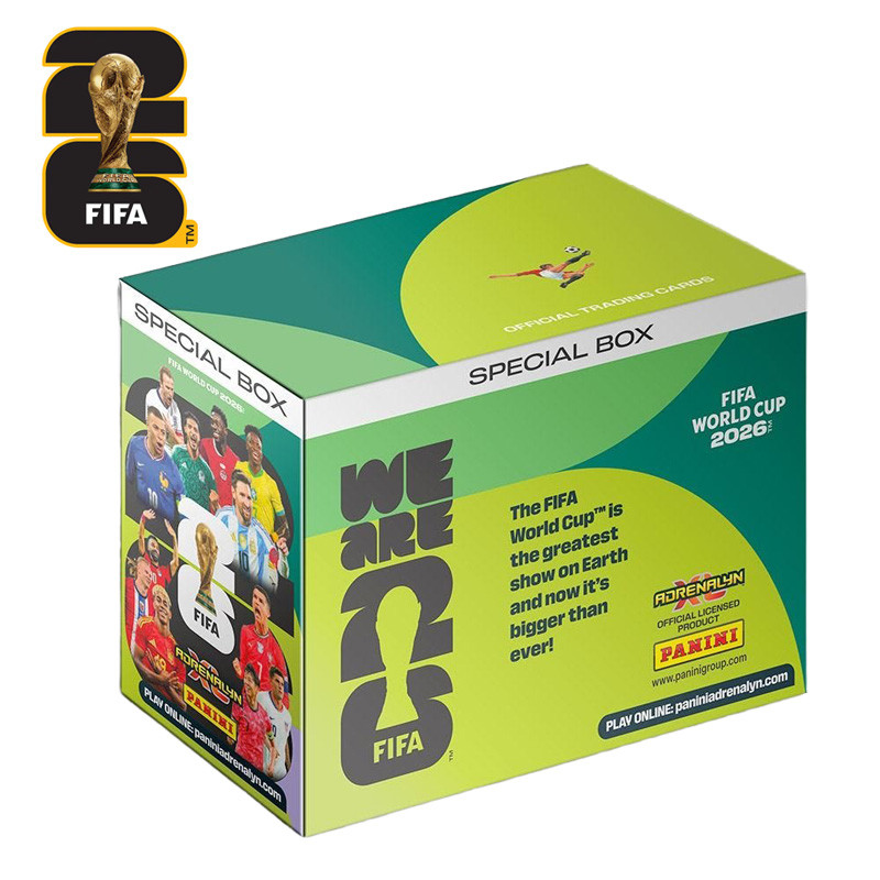 PANINI SPECIAL BOX 8 POCHETTE FIFA WORLD CUP 26 ADRENALYN XL