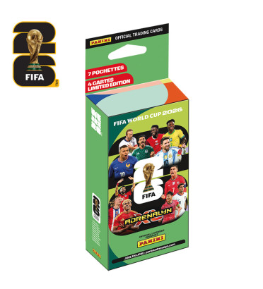 PANINI BLISTER 7 POCHETTES FIFA WORLD CUP 26 ADRENALYN XL