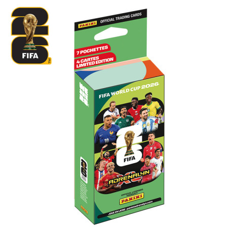 PANINI BLISTER 7 POCHETTES FIFA WORLD CUP 26 ADRENALYN XL