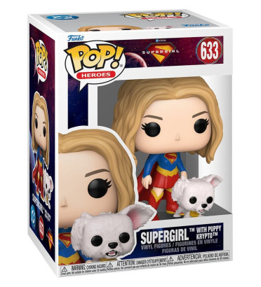 SUPERGIRL WITH PUPPY KRYPTO / SUPERGIRL 2026 / FIGURINE FUNKO POP SUPERGIRL WITH PUPPY KRYPTO / SUPERGIRL 2026 / FIGURINE FUNKO POP