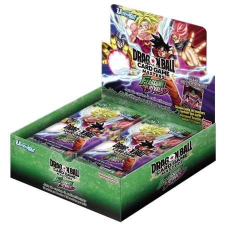 DISPLAY DE 24 BOOSTERS DRAGON BALL SUPER MASTERS FEARSOME RIVALS B29 / CARTE VF