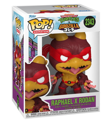 RAPHAEL X RODAN / GODZILLA X TURTLES / FIGURINE FUNKO POP