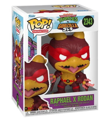 RAPHAEL X RODAN / GODZILLA X TURTLES / FIGURINE FUNKO POP
