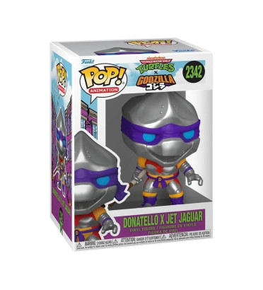 DONATELLO X JET JAGUAR / GODZILLA X TURTLES / FIGURINE FUNKO POP