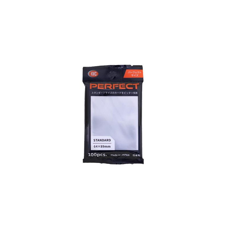100 SLEEVES STANDARD PERFECT SIZE / KMC