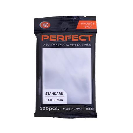 100 SLEEVES STANDARD PERFECT SIZE / KMC