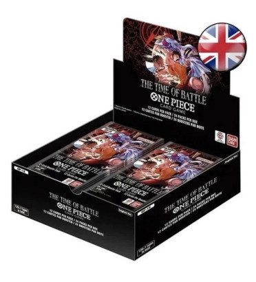 DISPLAY DE 24 BOOSTERS ONE PIECE THE TIME OF BATTLE / CARTE ANGLAISE